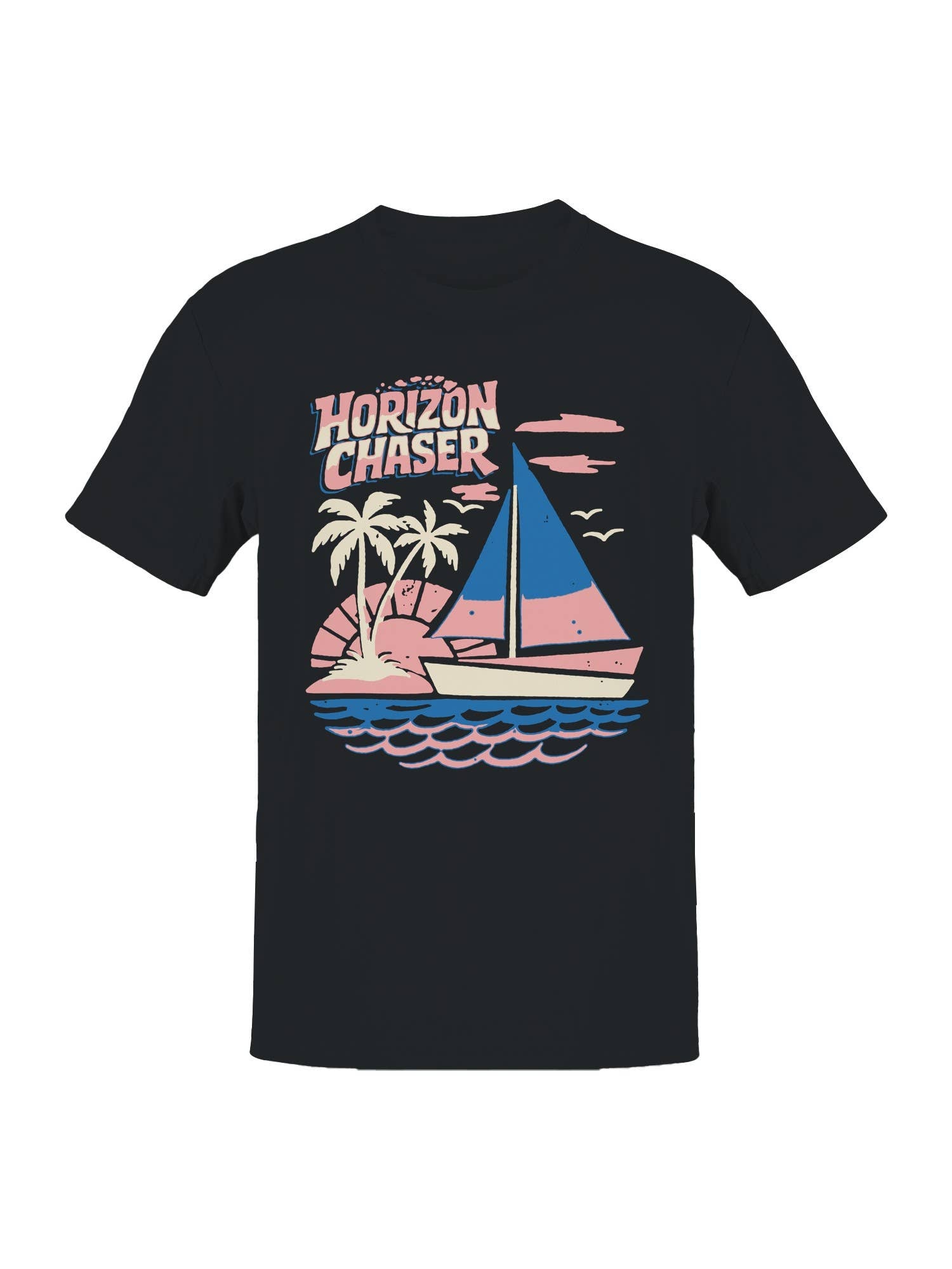 Horizon Chaser Vintage Sailing Art Men's T-Shirt