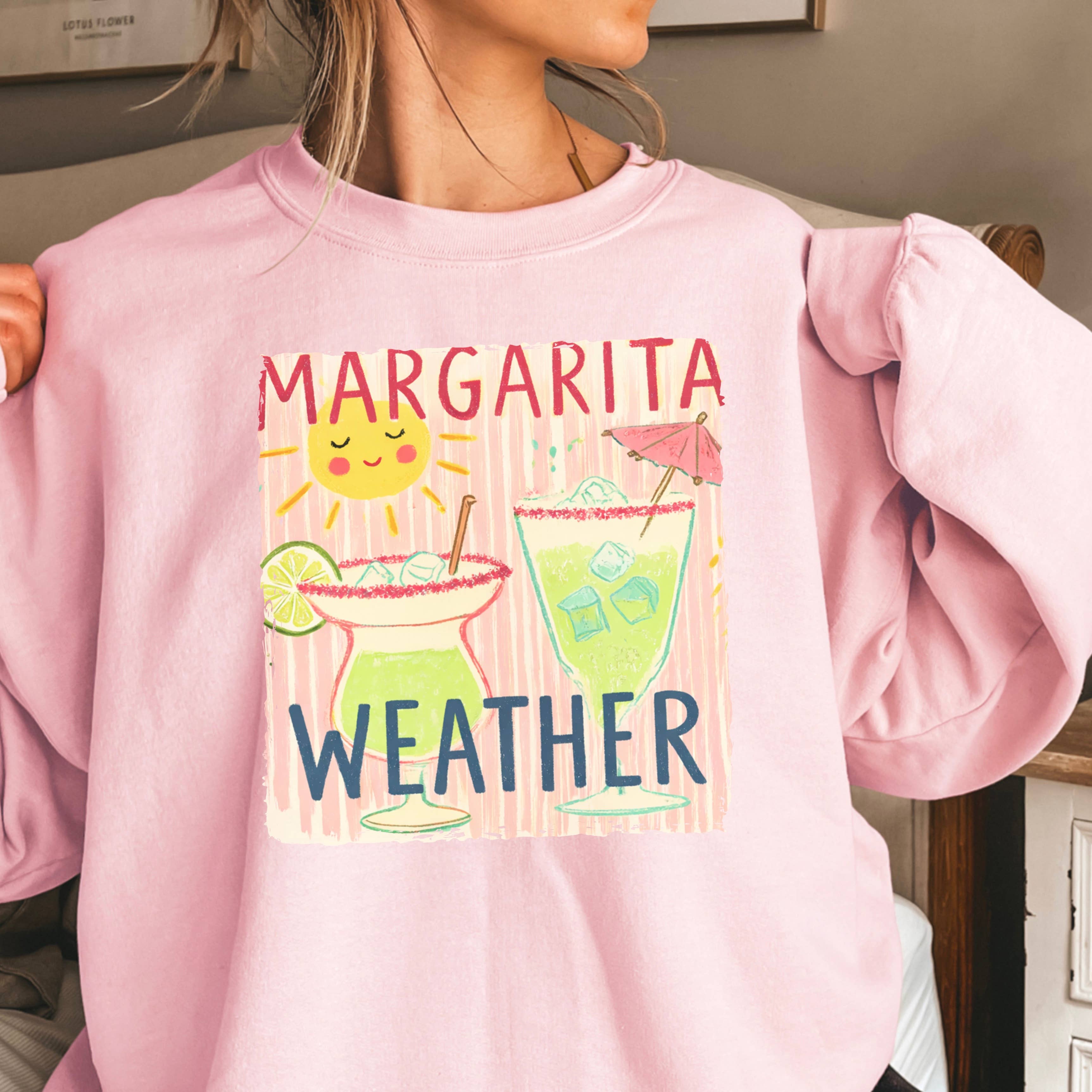 Margarita Weather Summer Sweatshirt | Gildan Brand