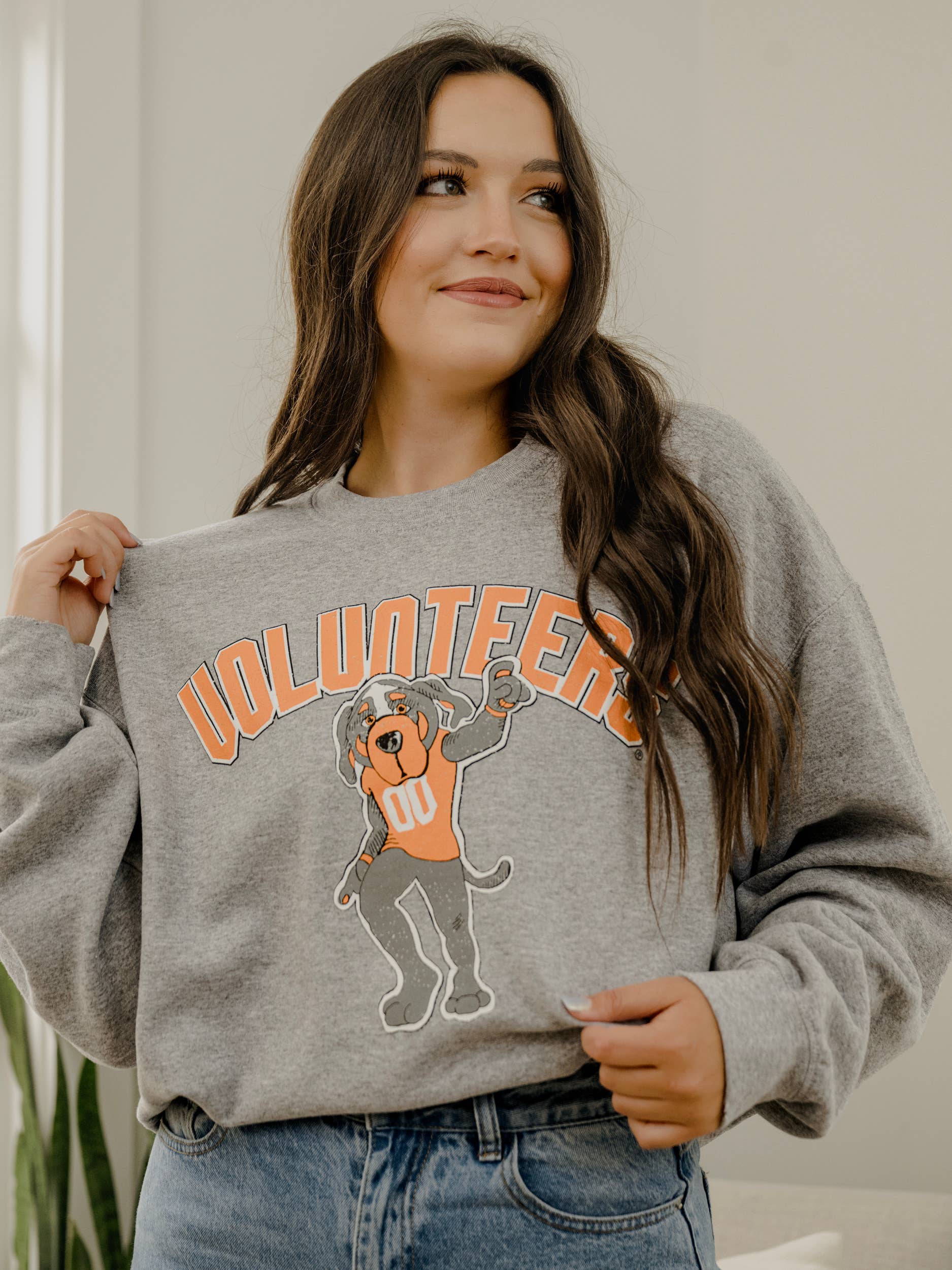 Tennessee Volunteers Smokey Mascot Puff Thrifted Sweatshirt