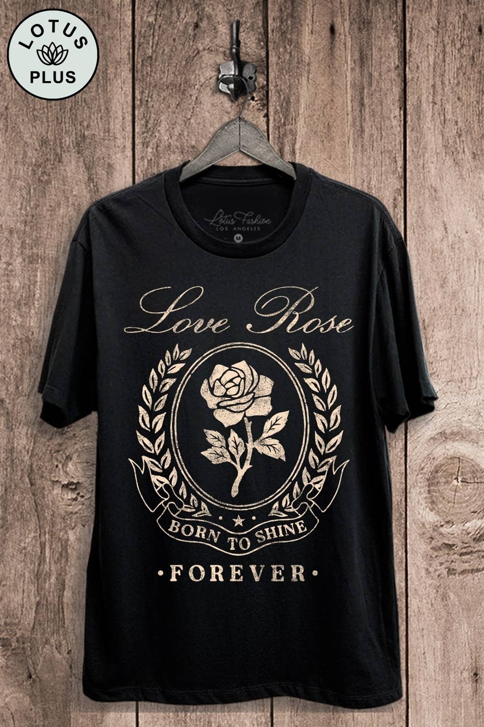 Love Rose Born To Shine Graphic Top