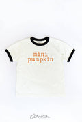 Mini Pumpkin Toddler Unisex Ringer Top