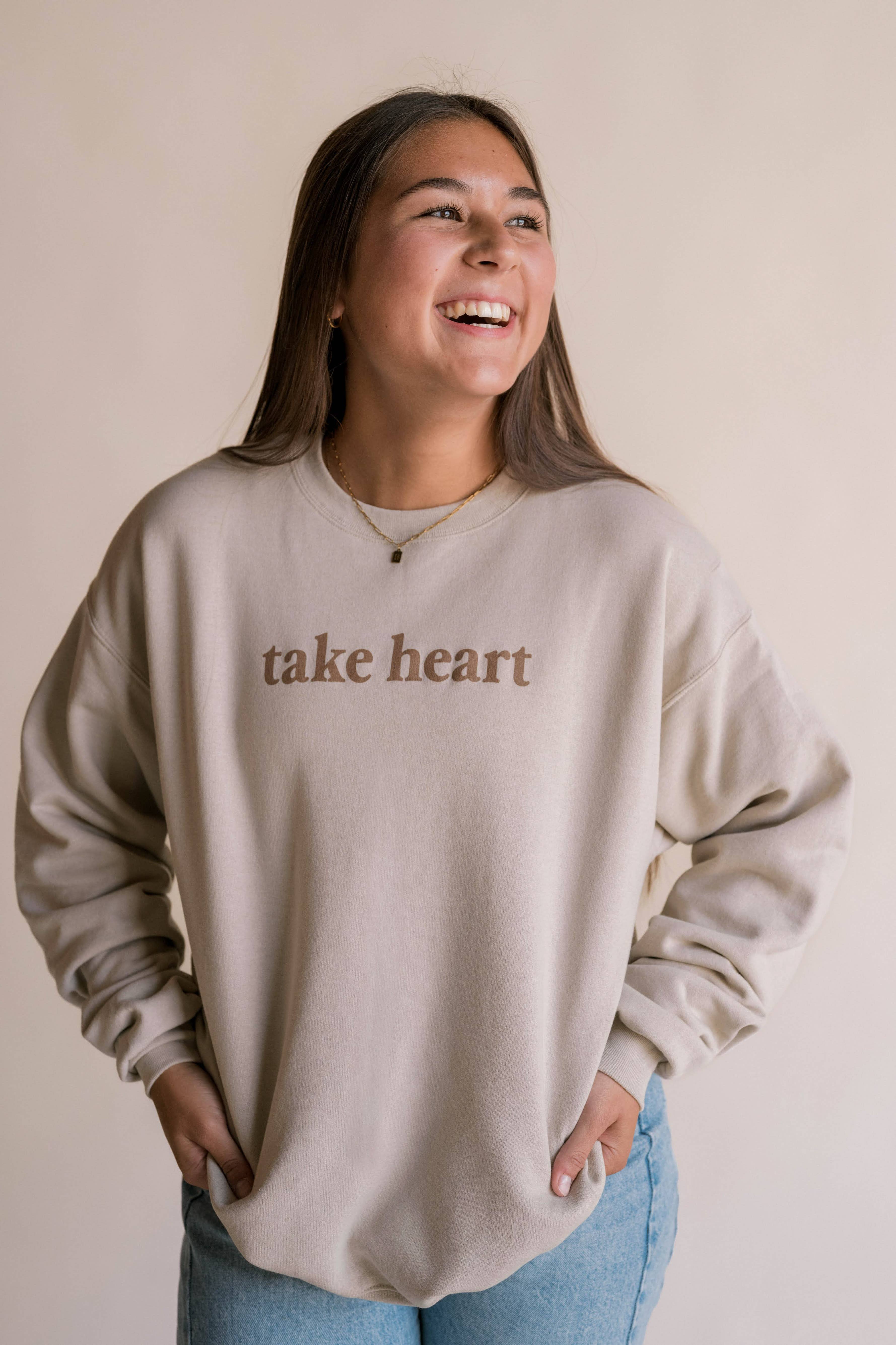 Take Heart Pullover | Christian Pullover