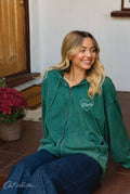 Plants Mineral  Zipper Hooded Pullover