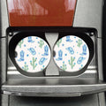 Blue Western Car Coasters, Girly Car Coaster, Cowgirl