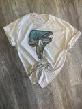 Longhorn Lightning Bolt Sand Tee