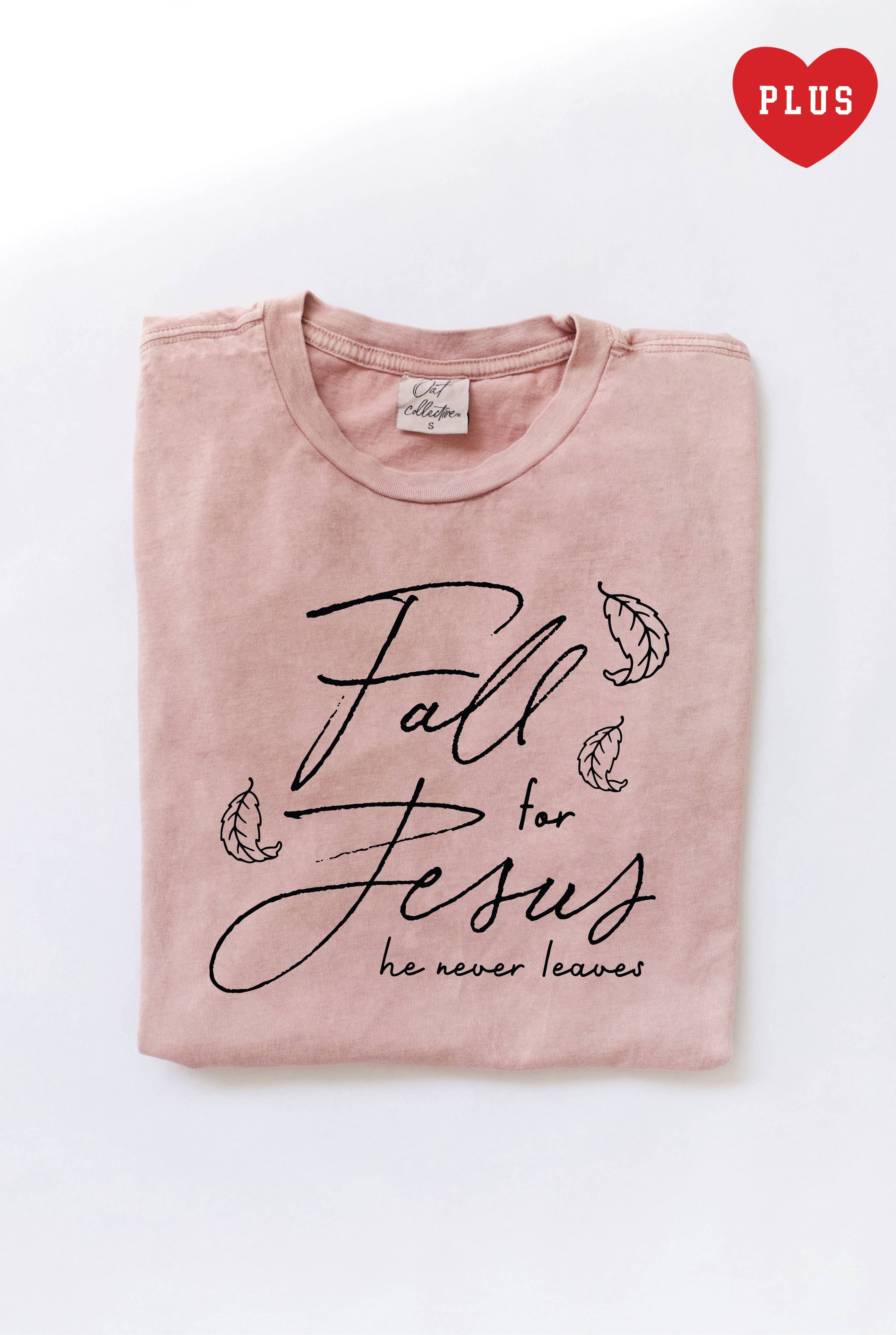 Fall For Jesus Plus Mineral Graphic Top