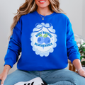 Busy Buying Blueberries Coquette Graphic Sweatshirt |Gildan