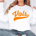Vols White Fleece Crew Sweatshirt