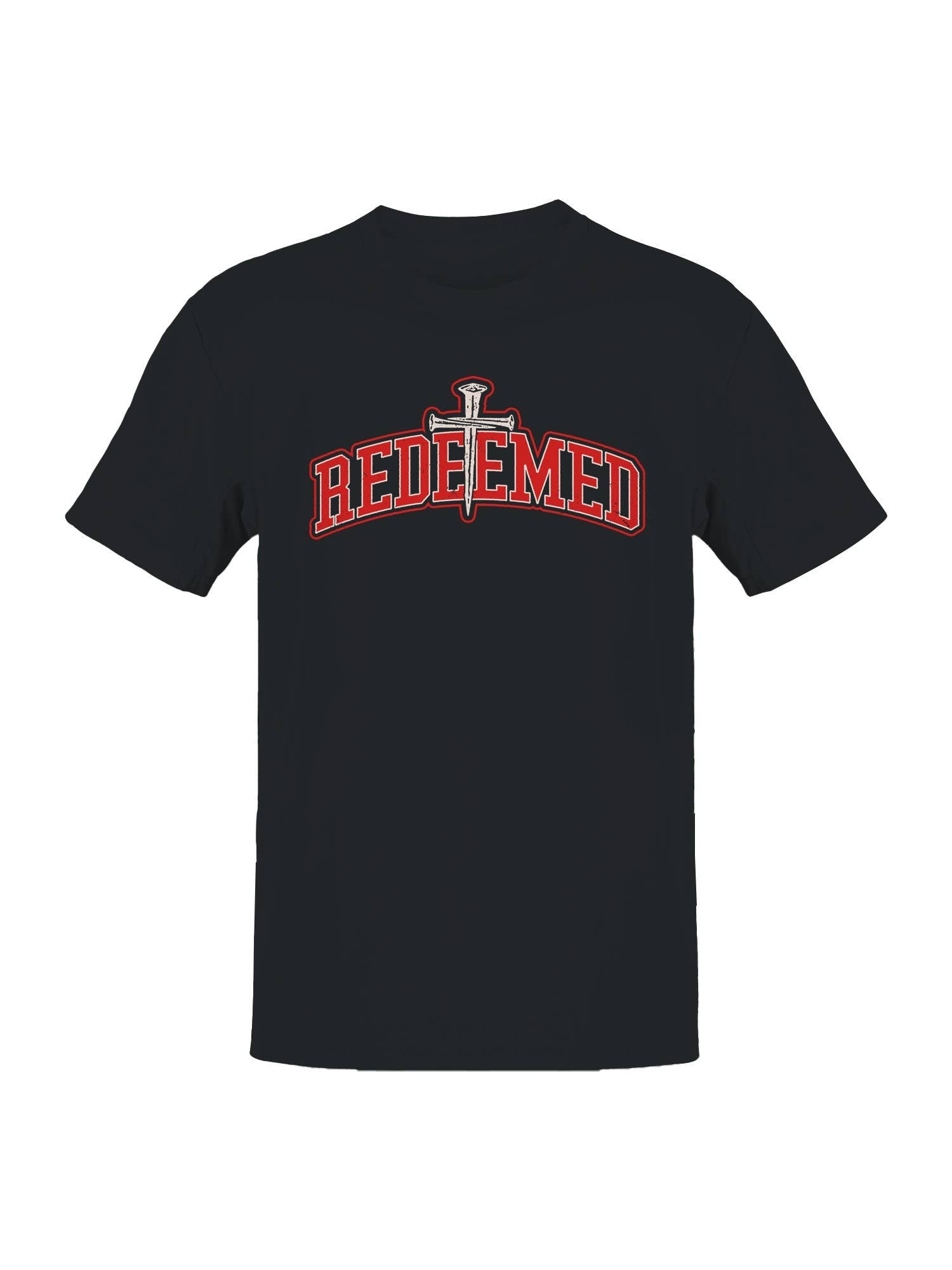 Redeemed Cross Graphic Design Men's T-Shirt