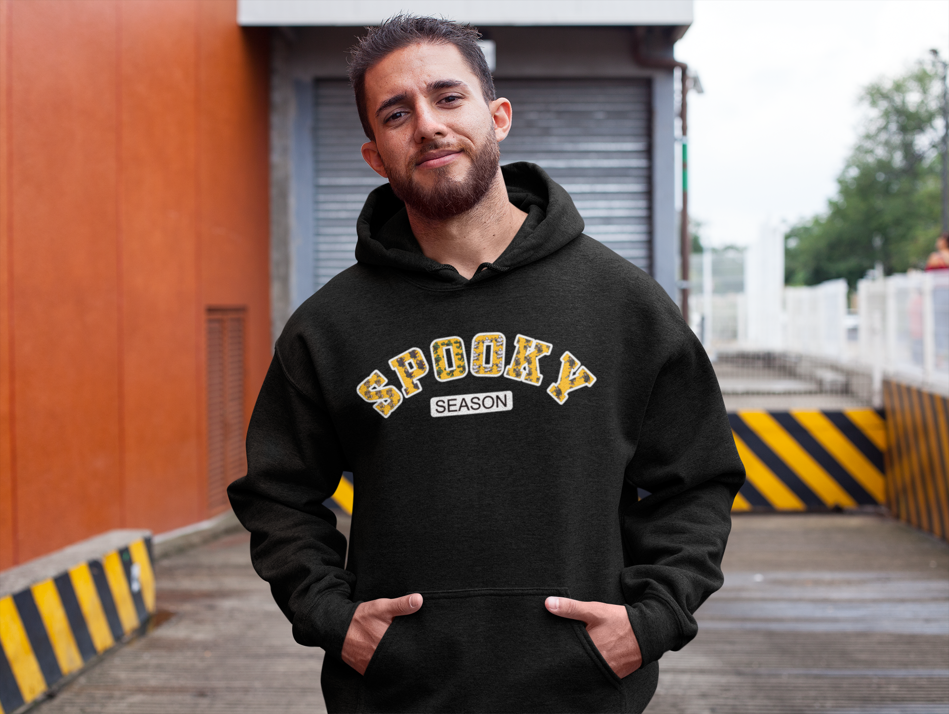 Spooky Season Pullover Hoodie (Black)