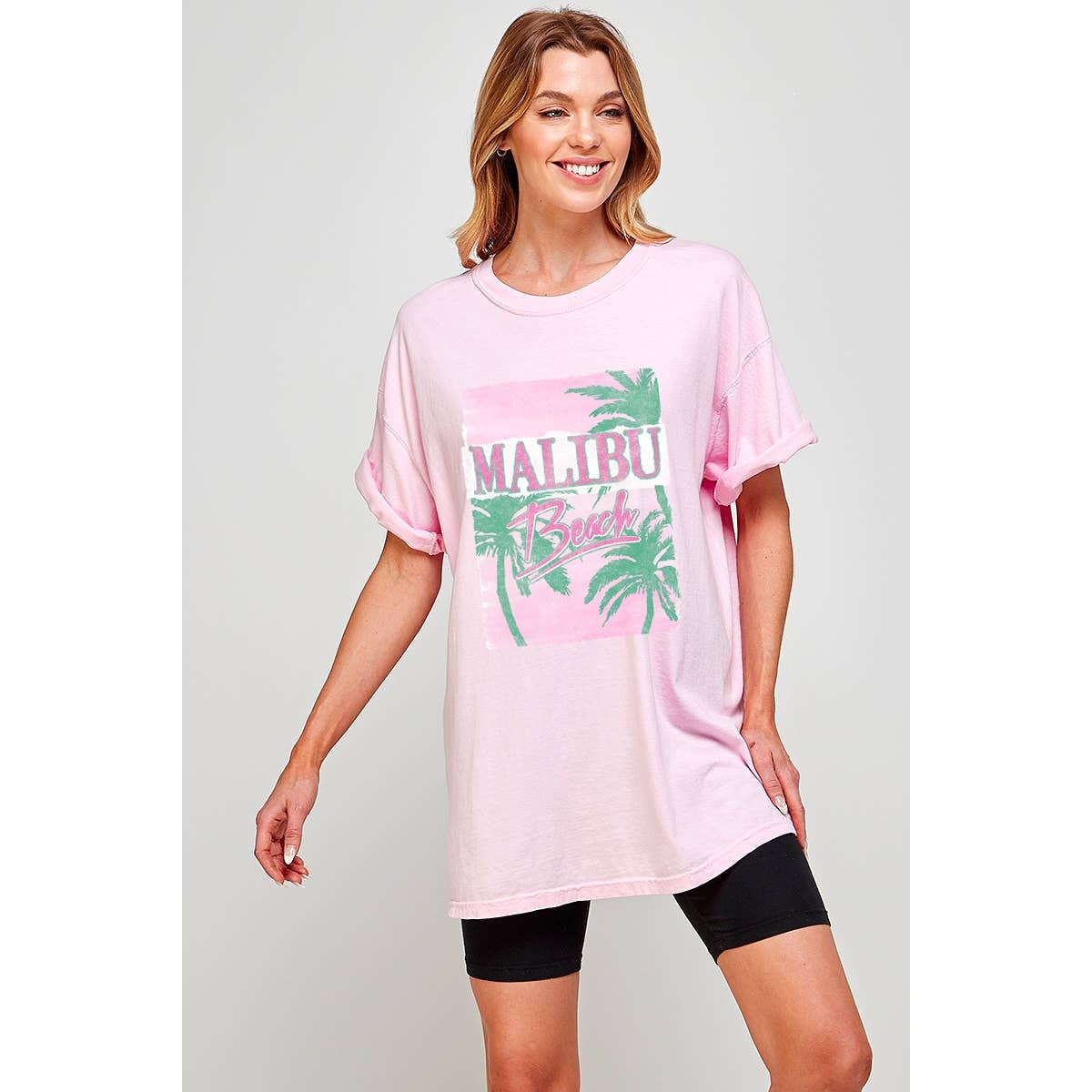 Malibu Beach Oversized Tee