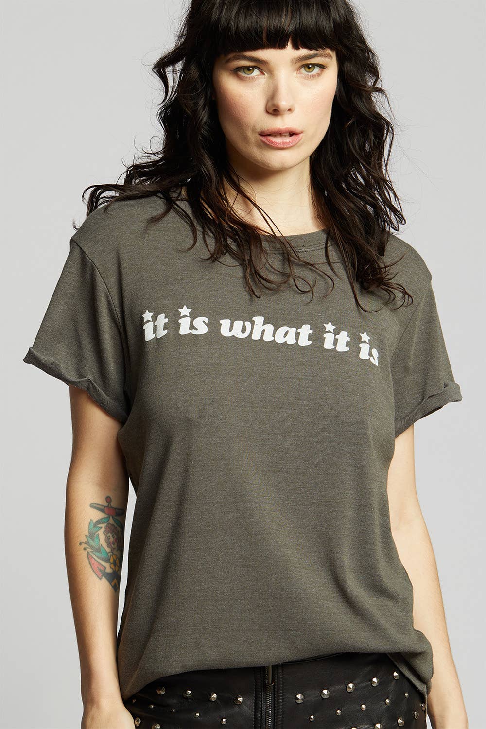 303026 - 561g It Is What It Is Baby Rib Graphic Tee
