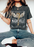Nashville Music City Guitar T-Shirt