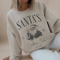 Santa's Cocktail Club, Merry Christmas Coquette Sweatshirt