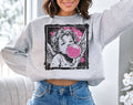 Cupid Bubblegum Stamp - Valentines Day Sweatshirt