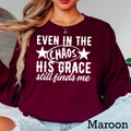 Even in the Chaos Christian Long Sleeve Shirt|Gildan