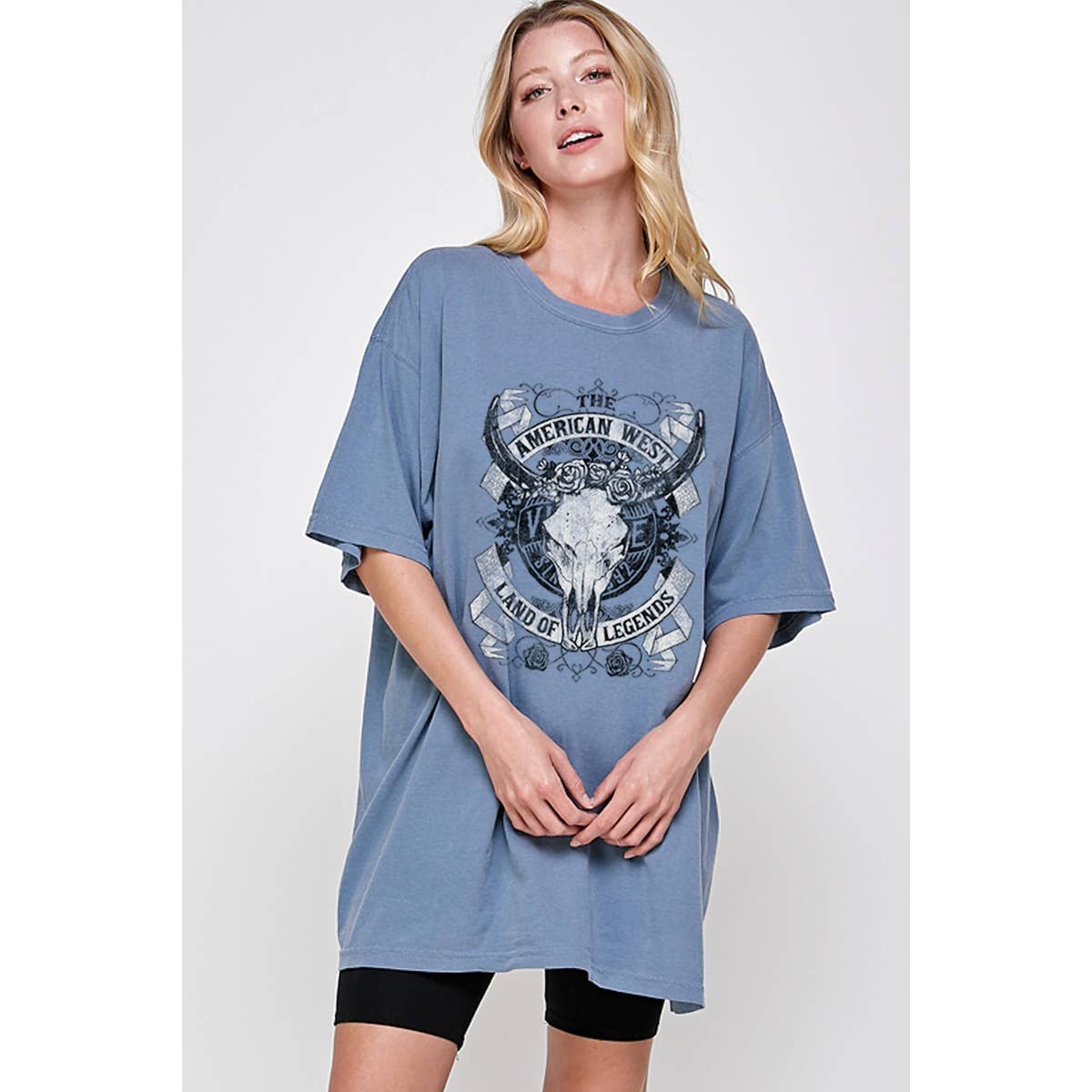 Land of Legends  Vintage   Graphic  Oversized Tee