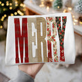 Faux Quilted Merry Tee