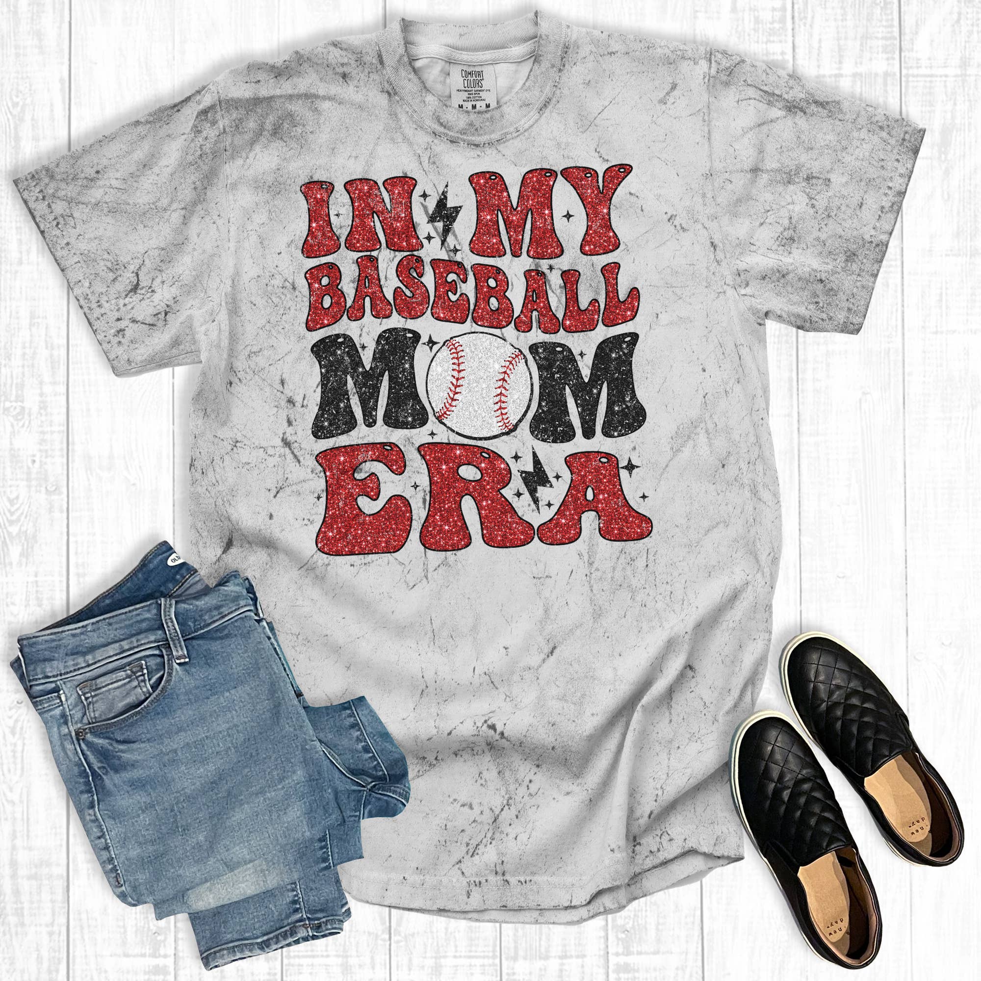 In My Baseball Mom Era Comfort Colors Comfort Colors Tee