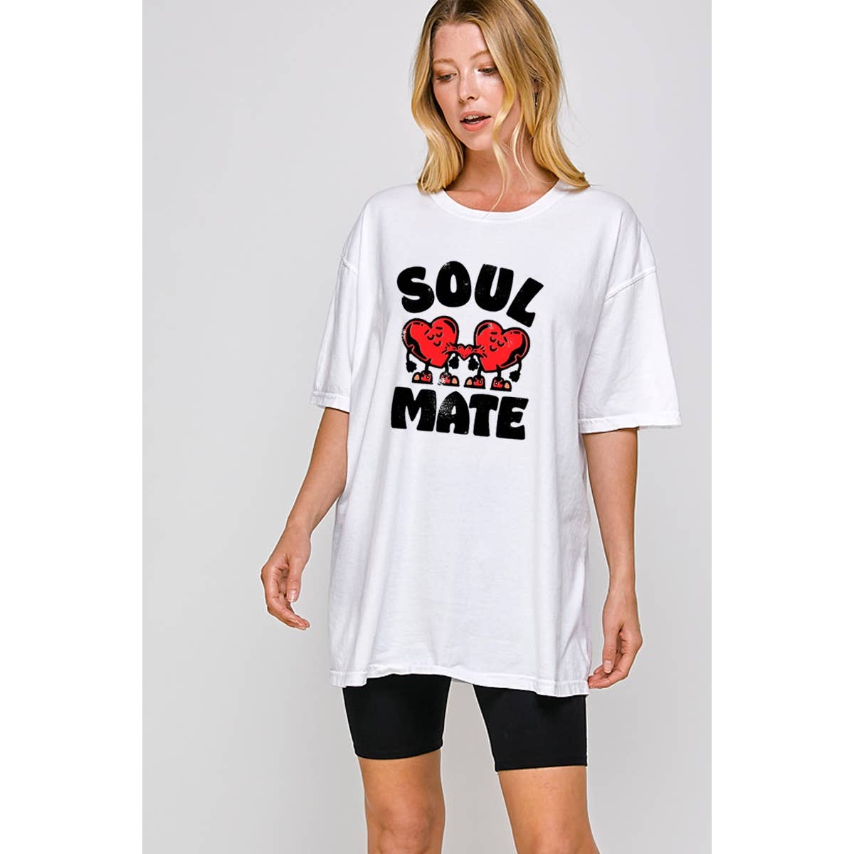 Soul Mate Graphic Oversized Tee