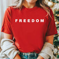 Freedom Premium T-Shirt, Red,  Charlie Kirk