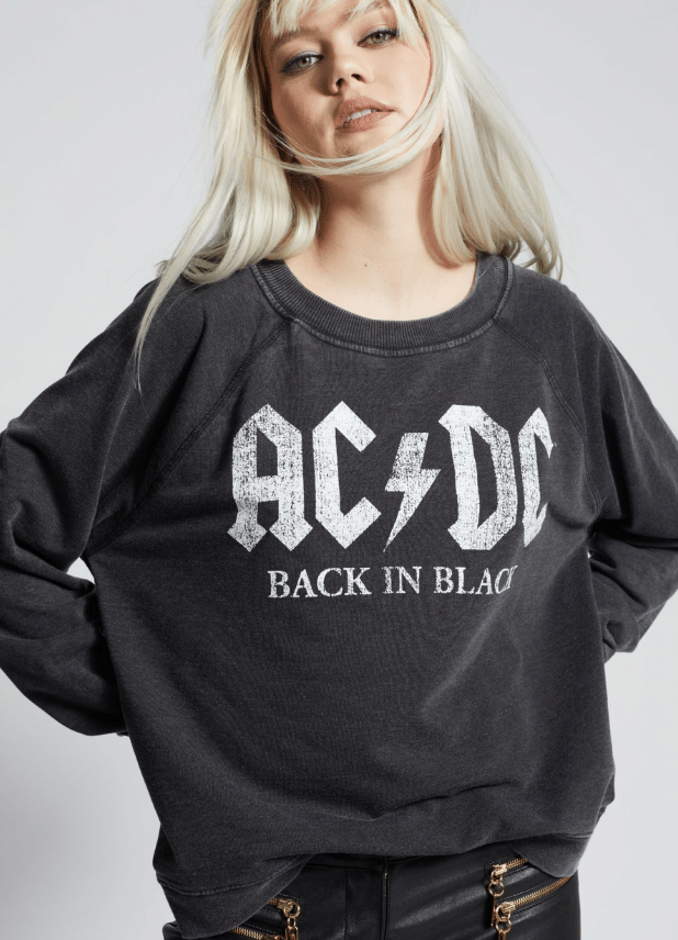 302389 - 730 Acdc Back in Black Sweatshirt