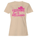 Yeehaws & Hellnaws Western  Women's T-Shirt Natural