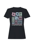 Tropical Vibes Ocean Graphic Women's T-Shirt