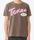 Texas 1845 Puff Ink Washed Cocoa Heavyweight Tee