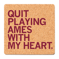 Ames with My Heart Cork Coaster