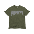 Cedar Trees - Olive Unisex Graphic Tee - 12pk