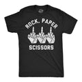 Rock Paper Scissors Middle Finger Men's T Shirt