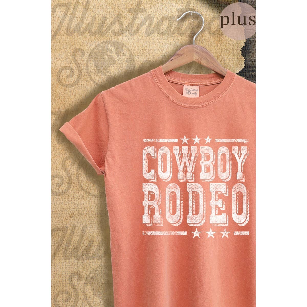 Cowboy Rodeo Vintage Graphic Plus Tee