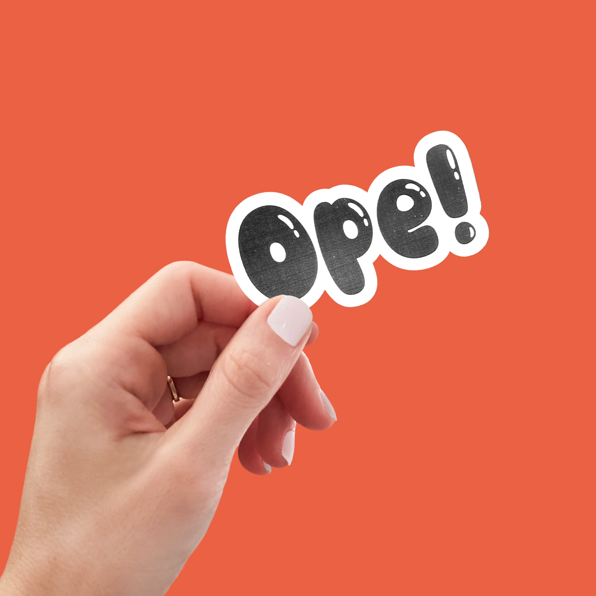 Ope! Sticker
