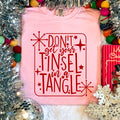 Tinsel in A Tangle Christmas 2025 Shirt | Comfort Color