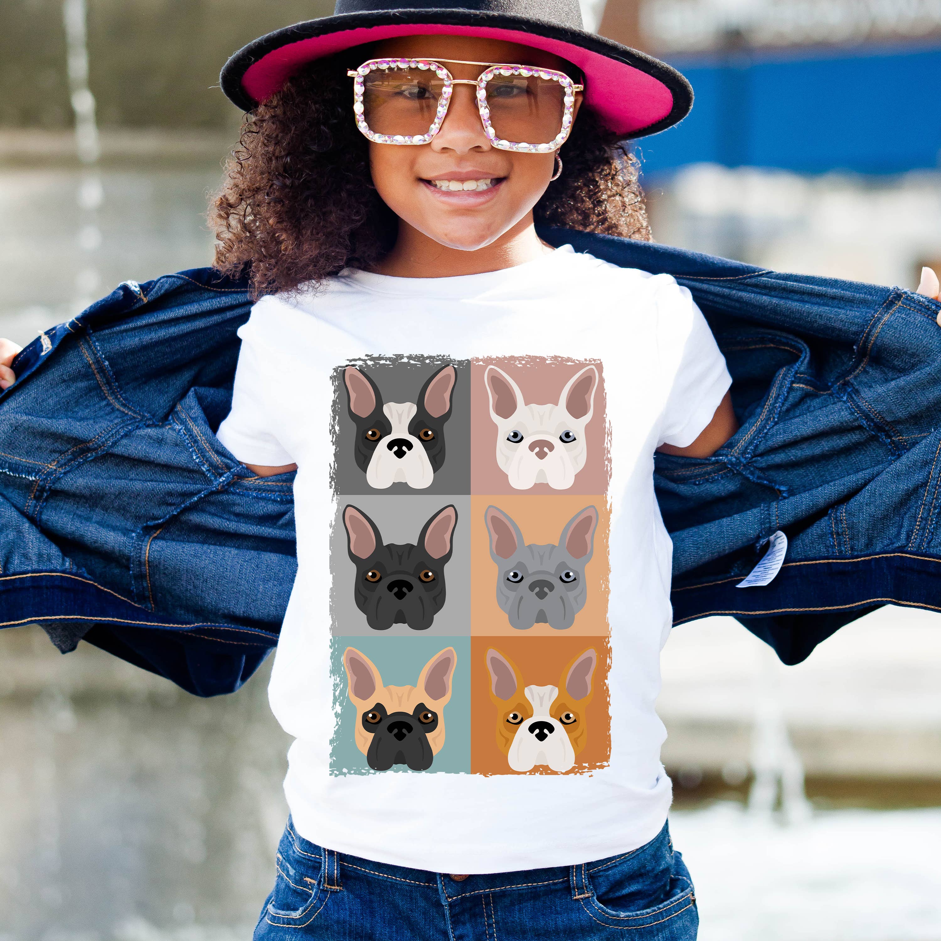 French Bulldog Dog Lover Kids Tees