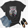 Western Nashville Music City Guitar Graphic Tee