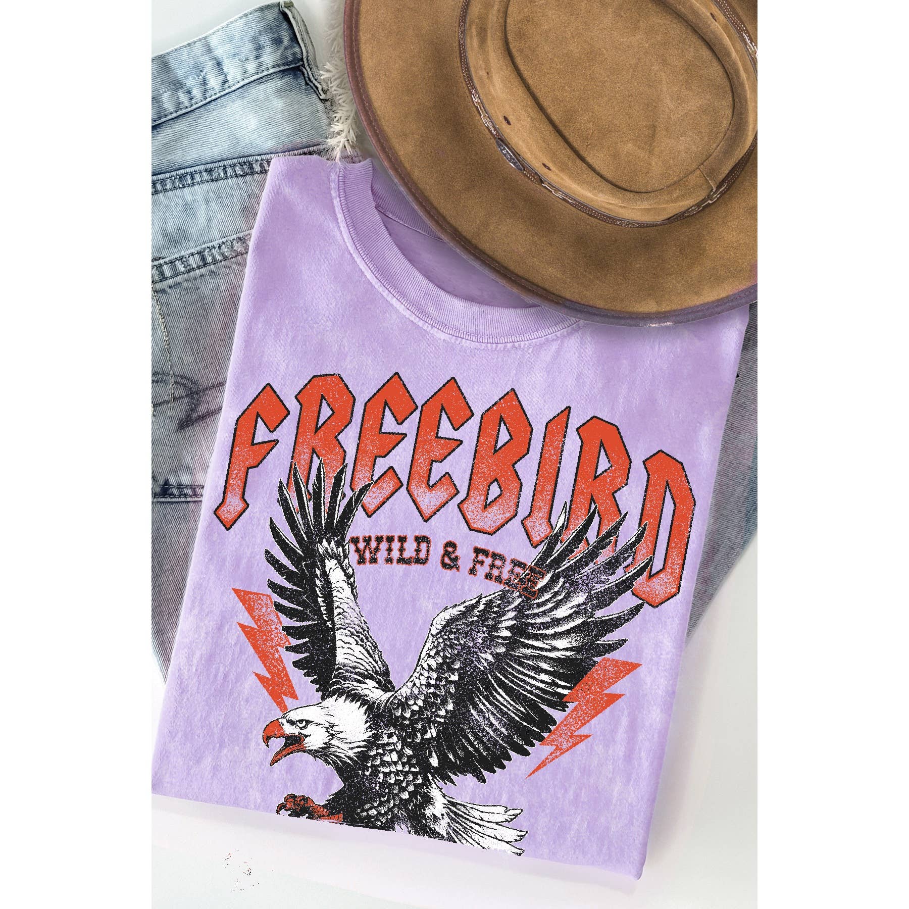 Free Bird - Mineral Wash T Shirt