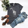 Giraffe and Butterfly T-Shirt
