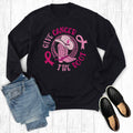 Western Give Cancer the Boot Graphic Sweatshirt