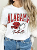 Alabama Football Puff Graphic Tshirts