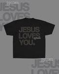 Monochrome "I'm Sorry" Tee || Jet Black