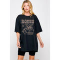 Rodeo Western  Vintage Graphic Oversized Tee