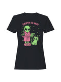 Alien Morning Routine Humor Design Women's T-Shirt