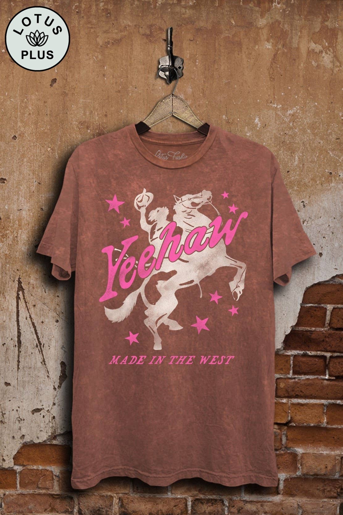 Yeehaw Made in the West Graphic Top