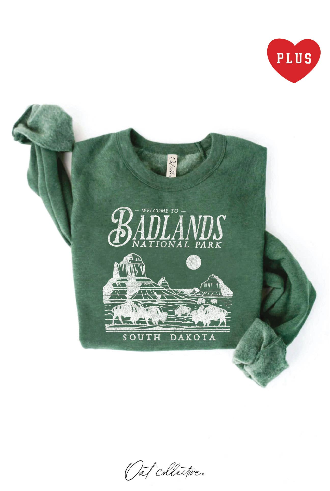 Welcome To Badlands Plus Graphic Sweatshirt
