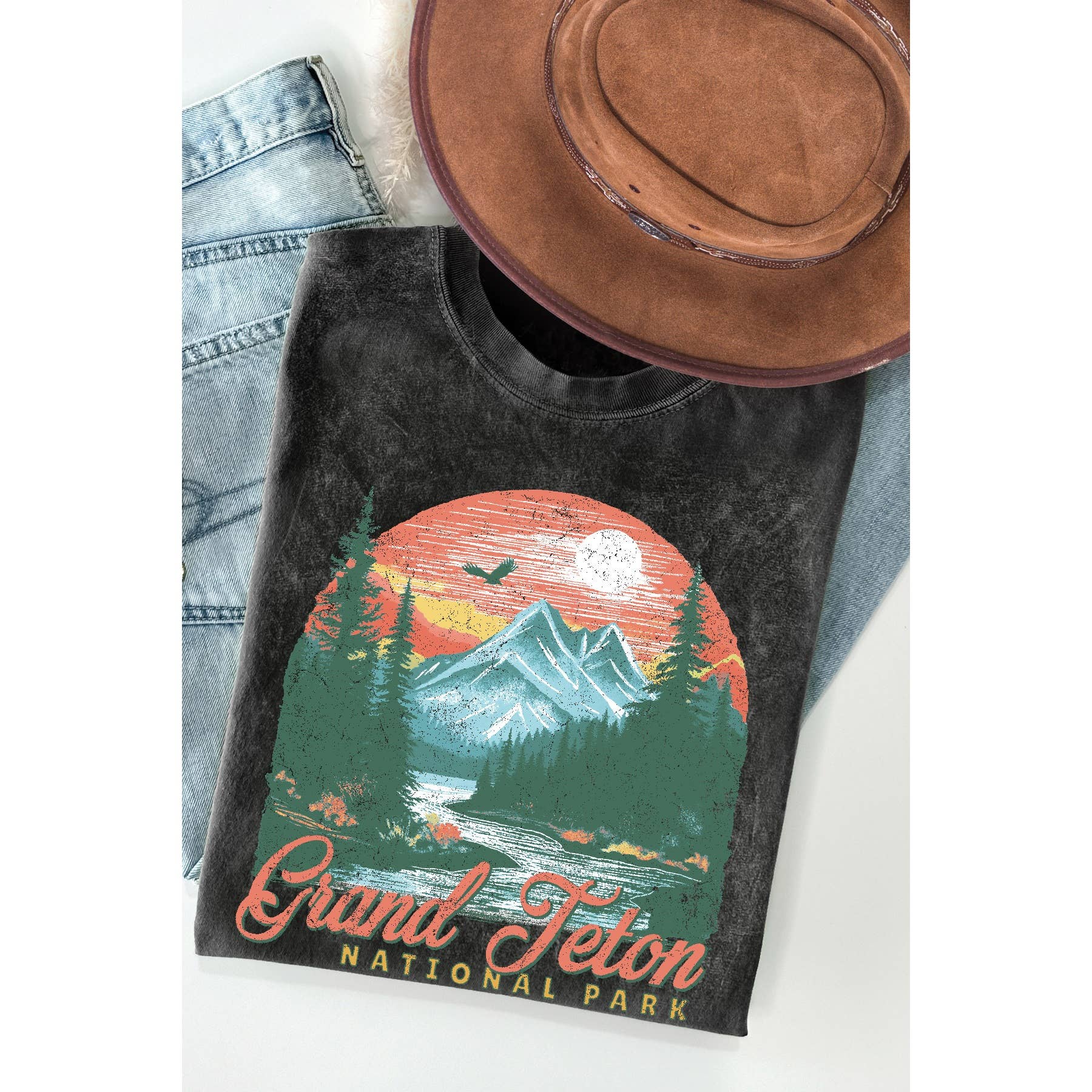 Grand Tenton - Mineral Wash T Shirt