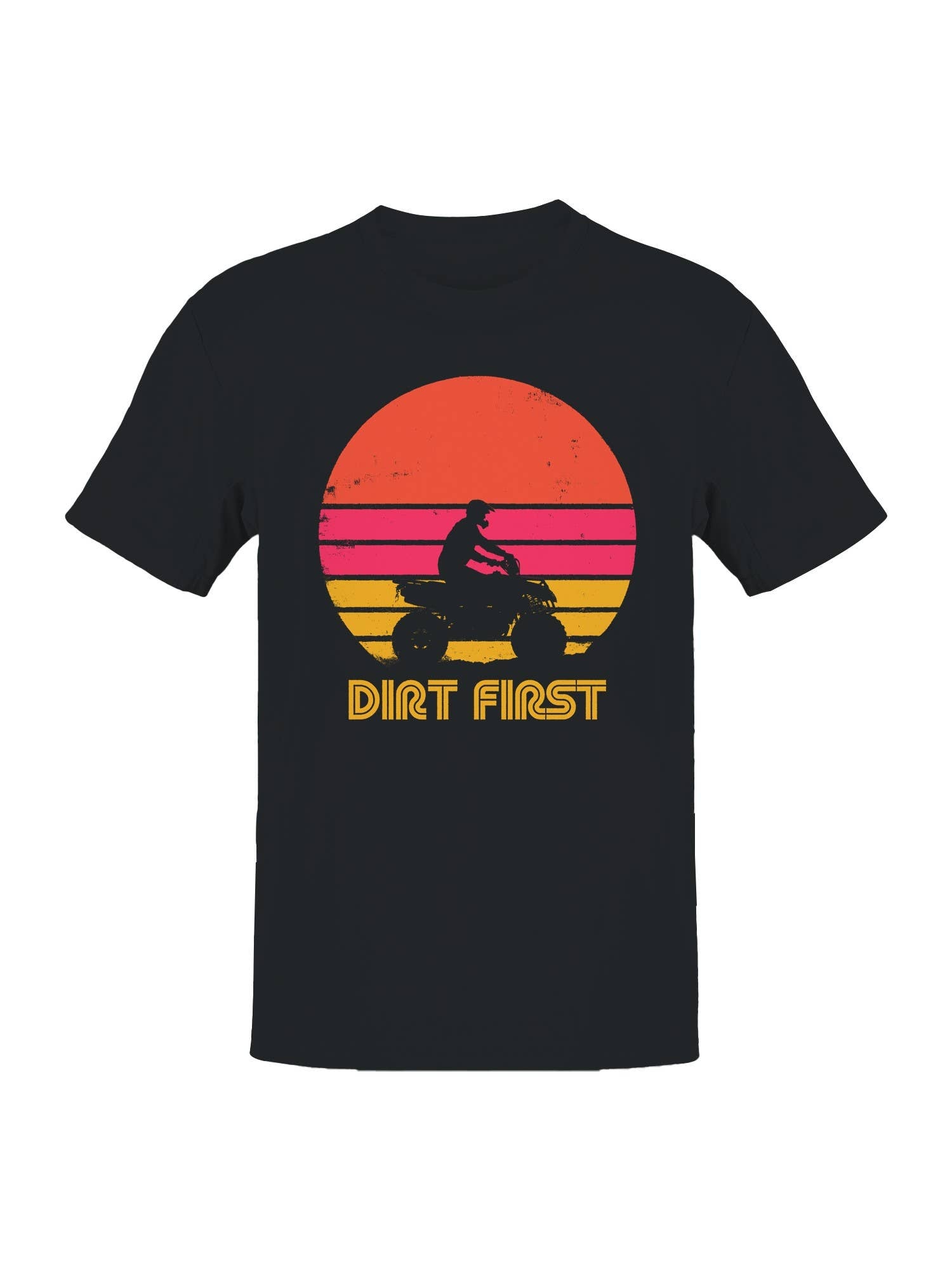 Retro Dirt First Atv Adventure Men's T-Shirt
