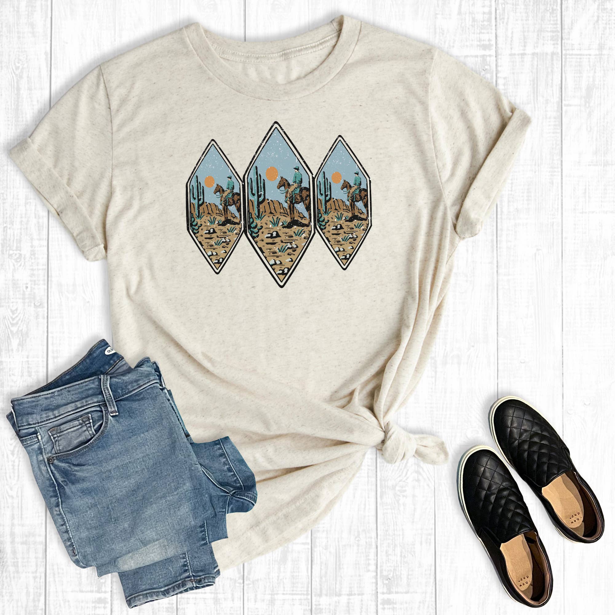 Western Desert Diamonds Graphic Tee