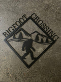 Bigfoot Crossing Sign ("Big Sky")